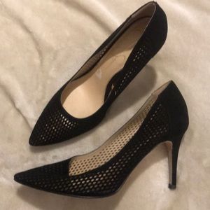 Jessica Simpson mesh pumps